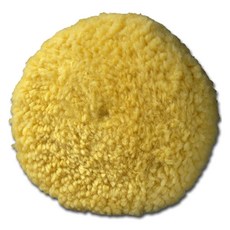3M 研磨劑用雙面黃色羊毛墊 22.8cm 05705, 1個