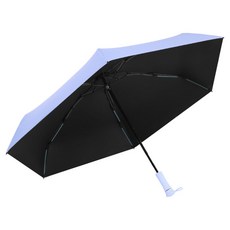 隱形手柄雙龍骨黑膠晴雨傘