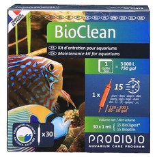PRODIBIO BIOCLEAN 二合一活菌淨化組 淡海水適用 PR967 30支, 30ml, 1套
