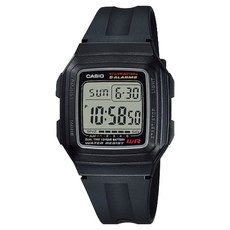 CASIO 卡西歐 男性用刻字應援訊息軍人電子手錶 F-201WA-1A