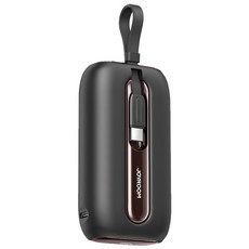 JOYROOM 機樂堂 繽紛系列 22.5W自帶雙線數顯Mini行動電源 20000mAh Lightning + Type-C, JR-L012 Plus, 幕夜黑