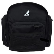 KANGOL 袋鼠 方形後背包 6455874020, 黑色