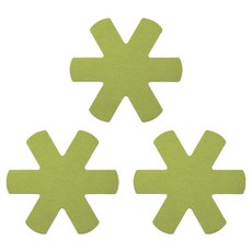 EXCELSA 聚酯纖維鍋具保護墊, 草綠色, 3個