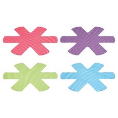 Colourworks 聚酯纖維鍋具保護墊, 顏色隨機, 4個
