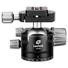Leofoto 徠圖 低重心球型雲台, 1套, LH-40 + QP-70N