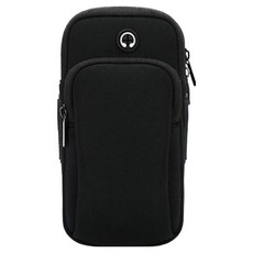 Parajuni 跑步健身手機收納運動包 HJ0581, 黑色, 1個