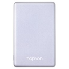 台灣 TOPSON 超薄磁吸行動電源 5000mAh, MTPB-5000, 薄霧紫