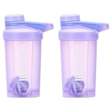 Home Gym Club 奶昔搖搖杯, 紫色, 500ml, 2個