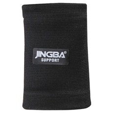 JINGBA SUPPORT 加壓透氣運動護腕, 1個, 黑色