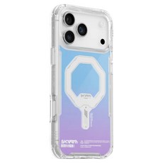 SKINARMA 智慧型手機 手機殼 iPhone 17 Pro 磁吸 防摔 附掛環扣 虹彩漸層 透明色