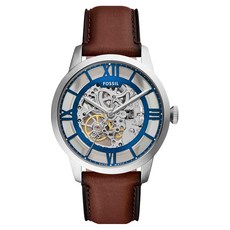 FOSSIL 男士 Townsman 鏤空皮革手錶 ME3267