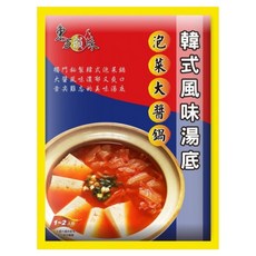 東方韻味 火鍋湯底 韓式泡菜大醬, 1個, 75g