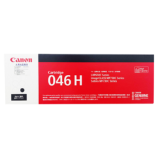 Canon 佳能 CRG-046H BK 原廠碳粉匣 MF735Cx適用, 1個, 黑色