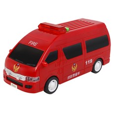 kidmate 孩子王 台灣好車隊 迷你消防警備車 KMT-83017, 1個, 紅色
