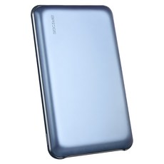 iBRIDGE 超輕薄帶線行動電源 10000mAh, IBM003, 星空藍