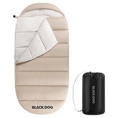 BLACK DOG 黑狗 Cloud Eggshell 露營睡袋 BD158, 米色, 1個