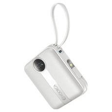VOORCA 行動電源 10000mAh, 白色, D916