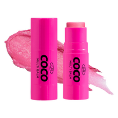 LeVrai COCO 兒童多功能護唇膏 玫瑰 7.4g, 粉紅珍珠, 1個