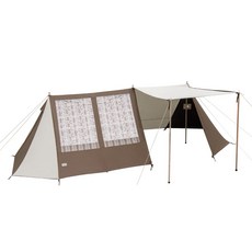 Naturehike 挪客 漢摩拉比 一室一廳棉布帳篷, 2-3人, 淺咖色