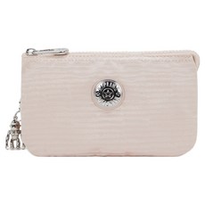 kipling 粉提花三夾層配件包 CREATIVITY L KPKI56889KF10OS, 粉色, 1個