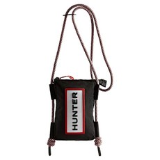 HUNTER BOOTS Travel 輕量手機包 UBP1514NRSF-RBO, 經典黑, 1個