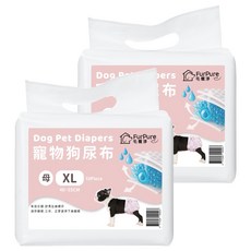 FurPure 毛寵淨 寵物狗尿布 女生款, XL, 2個, 10片