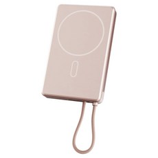IdmIx 自帶線磁吸無線充電行動電源 USB-C, 沙漠金, Q10L