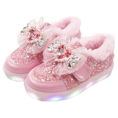 FootFoot Sparkle Gem Coco LED 毛絨運動鞋