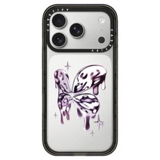 CASETiFY Colored Melting Butterfly 強悍防摔 手機殼 iPhone 17 Pro TPU + PC 炫彩金属蝴蝶 1個