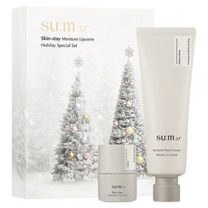 숨37도 스킨 스테이 모이스처 립세린 홀리데이 세트 85ml, 립세린+핸드크림, 1개, 15ml, 컬리플라워 콤플레스