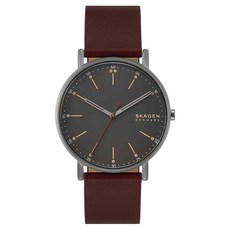 SKAGEN 男士官方正品經典皮革手錶 SKW6860