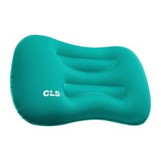 CLS 戶外充氣枕/按壓充氣靠枕/露營枕 登山 野營, 綠色, 1個