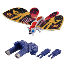 BANDAI 哥吉拉宇宙 摩斯拉 1992 + 機械哥吉拉臂劍背包組, 混和顏色, 1套