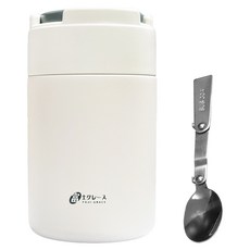 FUJI-GRACE 富士雅麗 陶瓷易潔真空悶燒罐 附湯匙 FJ-965, 白色, 1個, 600ml