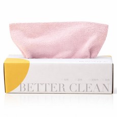 BETTER CLEAN 一次性抽取式吸水清潔布 28 x 22cm 粉色, 1套, 15個裝