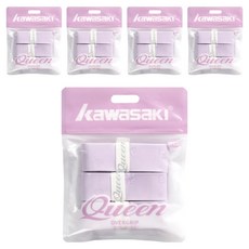 kawasaki 川崎 運動握把 Queen Q5 3入, 紫色, 5個