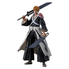 BANDAI S.H.Figuarts SHF 死神 黑崎一護 二刀斬月 可動完成品, 1個