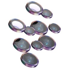Mobilnjoy 防眩光相機鏡頭保護膜 2片組 彩虹, 1套