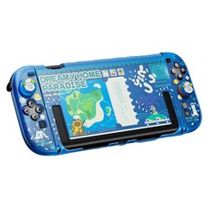 IINE 良值 Switch2 保護殼套裝 全PC + 搖桿帽, 海洋之森, 1套, L1264