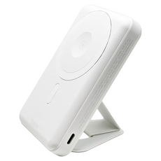 Torrii 收納支架磁吸行動電源 S2 10000mAh, 白色, D0011