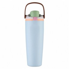 FOREVER 304不鏽鋼 CHILLFIT 手提雙飲式隨行杯/保溫杯, 藍色, 1個, 900ml
