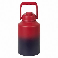 FOREVER 304不鏽鋼手提式保溫瓶, 紅黑漸層色, 1個, 1.9L
