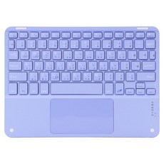 DTAudio iPad通用 藍牙 辦公平板鍵盤 觸控板 剪刀腳 倉頡 紫色 BK100-VT