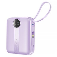 VOORCA 行動電源 10000mAh, 紫色, D-916