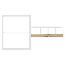 NIIMBOT B系列 熱感應標籤貼 雙排 25 x 15mm 白色, 460個裝, 2格