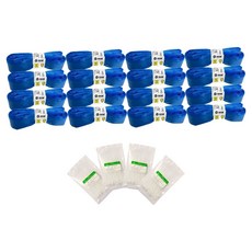 Greenrefill LitterLocker 相容防臭補充袋 無貓砂盒 塑膠替換型 嬰兒爽身粉香 16入 經濟包組合, 深藍色, 1套