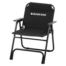 BLACKDOG 黑狗 浮生 600D休閒便攜折疊椅, 夜幕黑, 1個