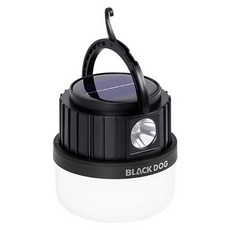 BLACKDOG 黑狗 泡沫太陽能露營燈 戶外燈 帳篷燈 超長續航照明燈, 夜幕黑, 1個