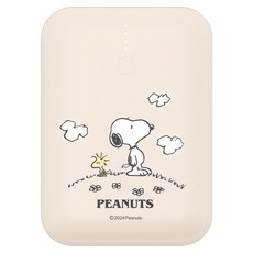 PEANUTS 史努比 PD雙向快充 小圓寶行動電源 12000series, 白雲, PSN-127