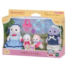 EPOCH Sylvanian Families 森林家族 海豹家庭組 EP15296, 1套